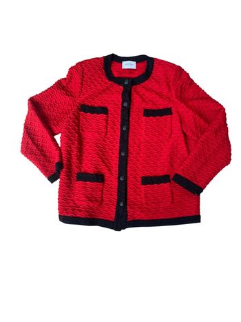 Veste en laine rouge Stizzoli taille 50 IT (46 FR)