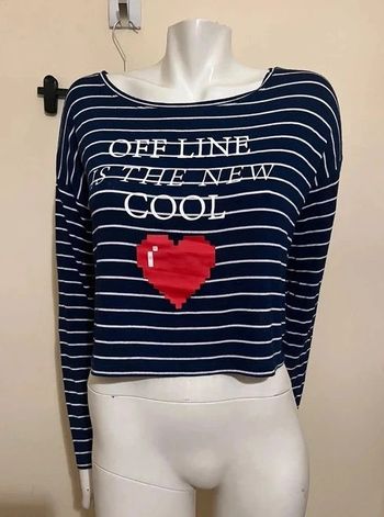 🍭 Pull léger bleu et blanc 🍭