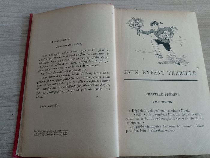 Lot de 5 livres ancien, bibliothèque rose illustrée(1) - photo numéro 2