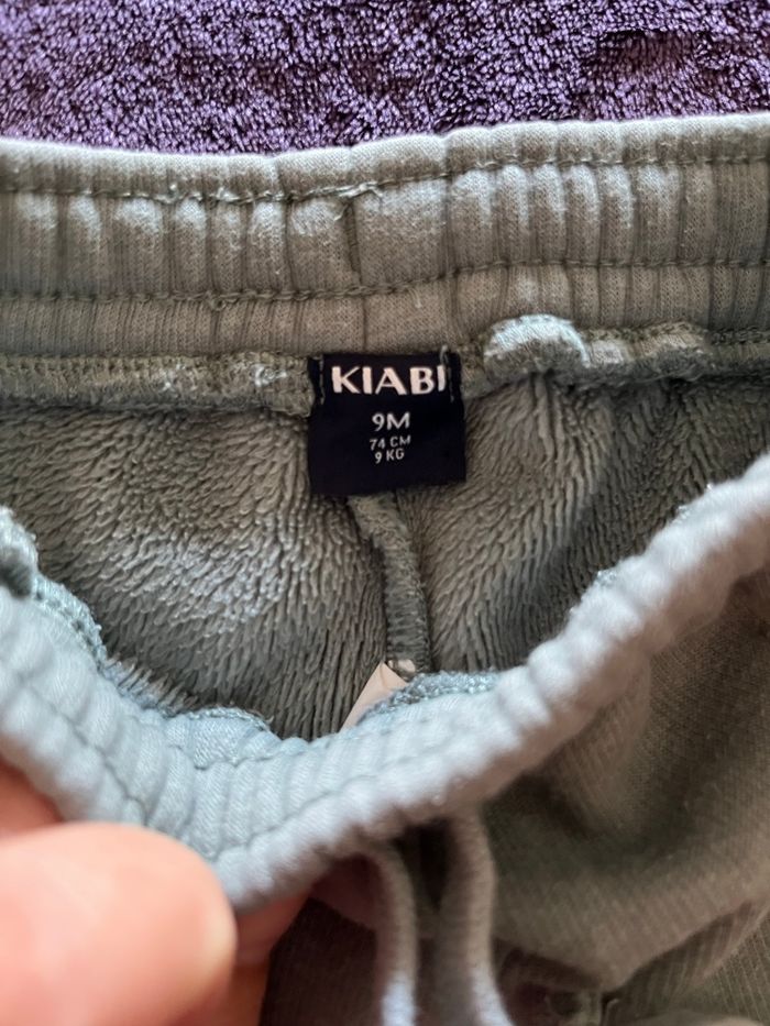 Lot de 3 pantalons bébé taille 9 mois diverses marques - photo numéro 5