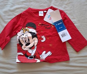 T shirt Minnie Noël