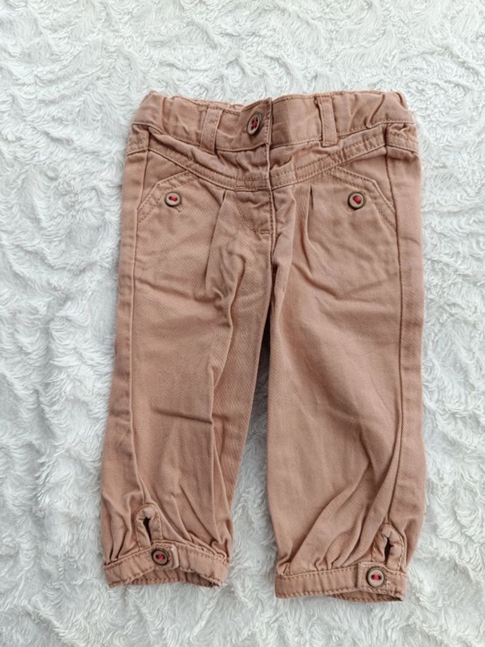 Ensemble (tee shirt manches longues+pantalon) Fille 6 mois Tao - photo numéro 9