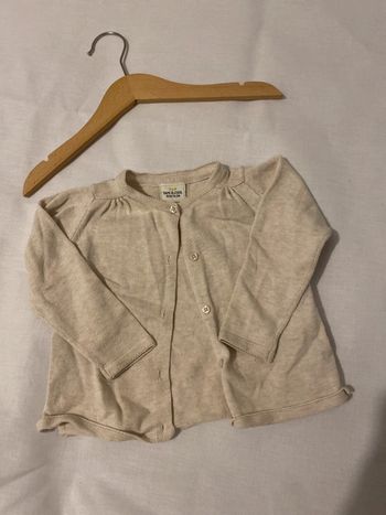 Gilet écru 12 mois