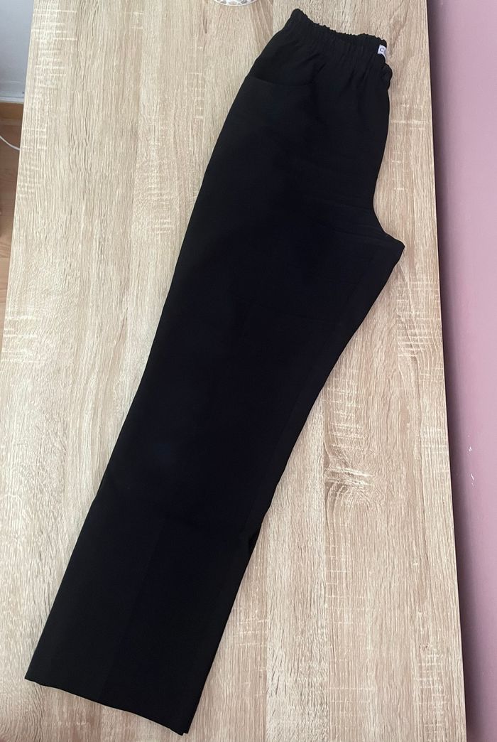 Pantalon noir en toile - photo numéro 4