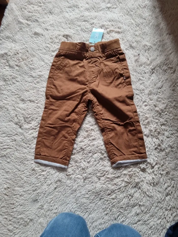 Pantalon marron obaibi neuf