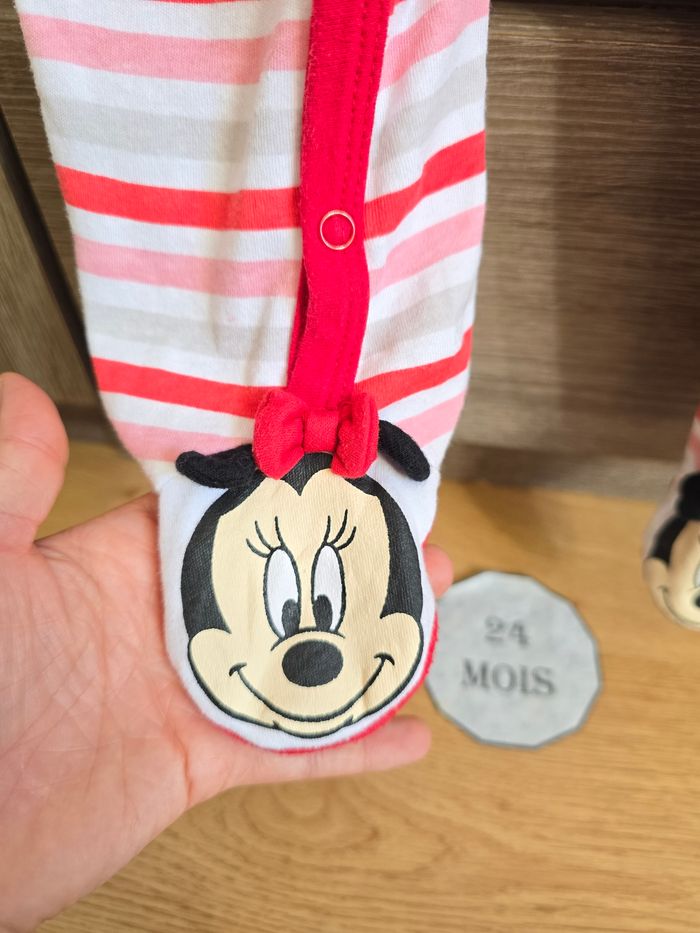 Vêtement Bébé Fille - Pyjama Minnie - Disney - 24 mois 92 cm - photo numéro 5