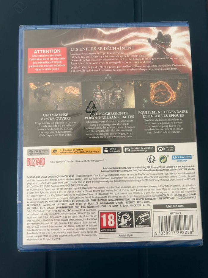 Diablo 4 PS5 – Neuf scellé - photo numéro 2