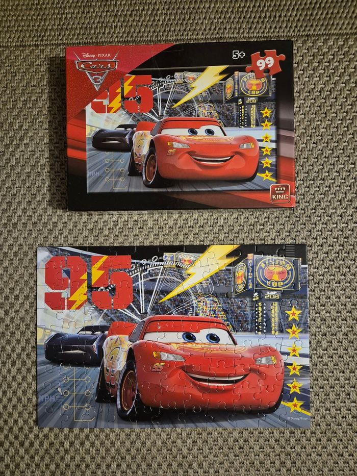 Puzzle "cars" 99 pièces - à partir de 5 ans