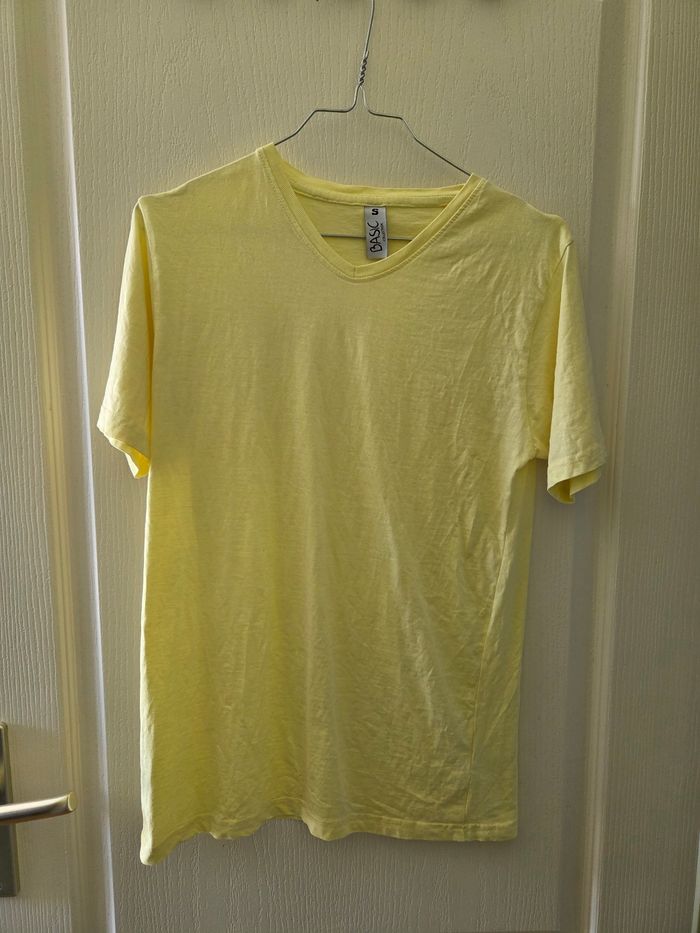 T-shirt Babou Jaune Pâle 100% Coton - Taille S en bon état