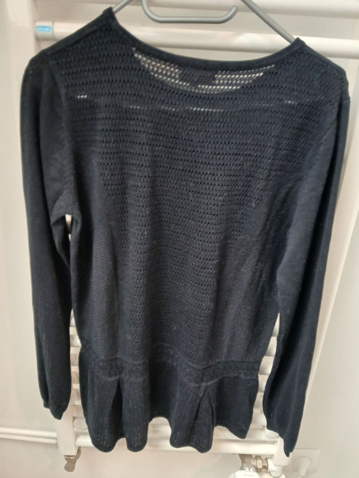 Pull femme marine tunique - photo numéro 4