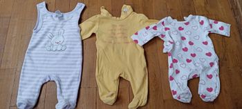 Pyjama été fille 1 mois