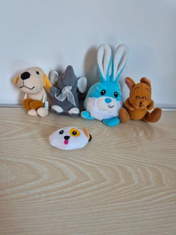 Lot 5 petites peluches