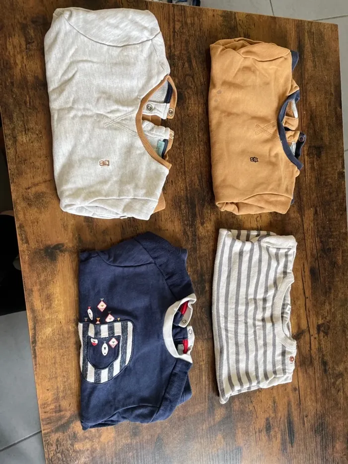 Lot de 4 pulls bébé garçon 23 mois