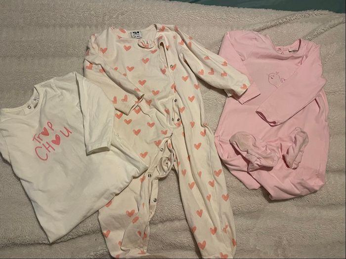 Lot de 3 pyjamas fille - photo numéro 2