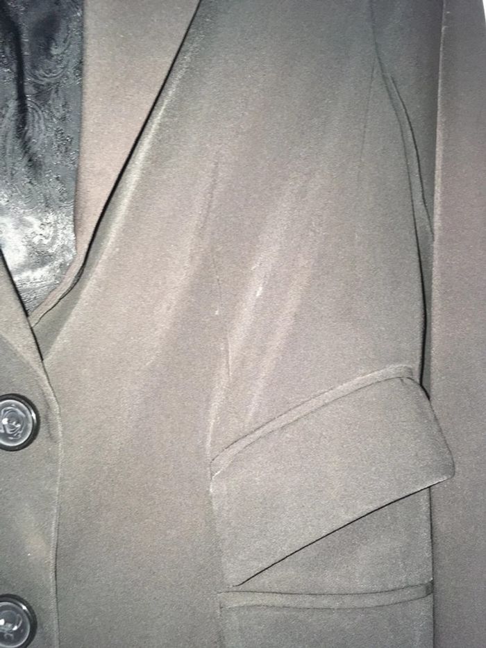 Veste blazer tailleur Manoukian taille 44 - photo numéro 3