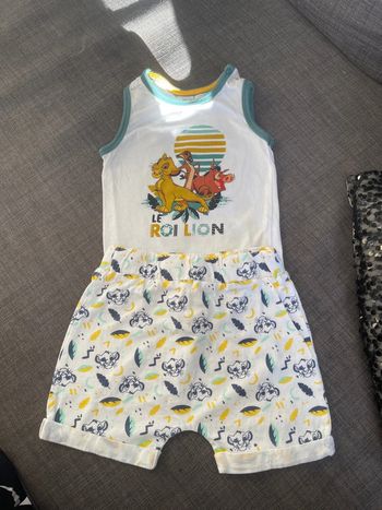 Pyjama été 2 pièces baby Disney