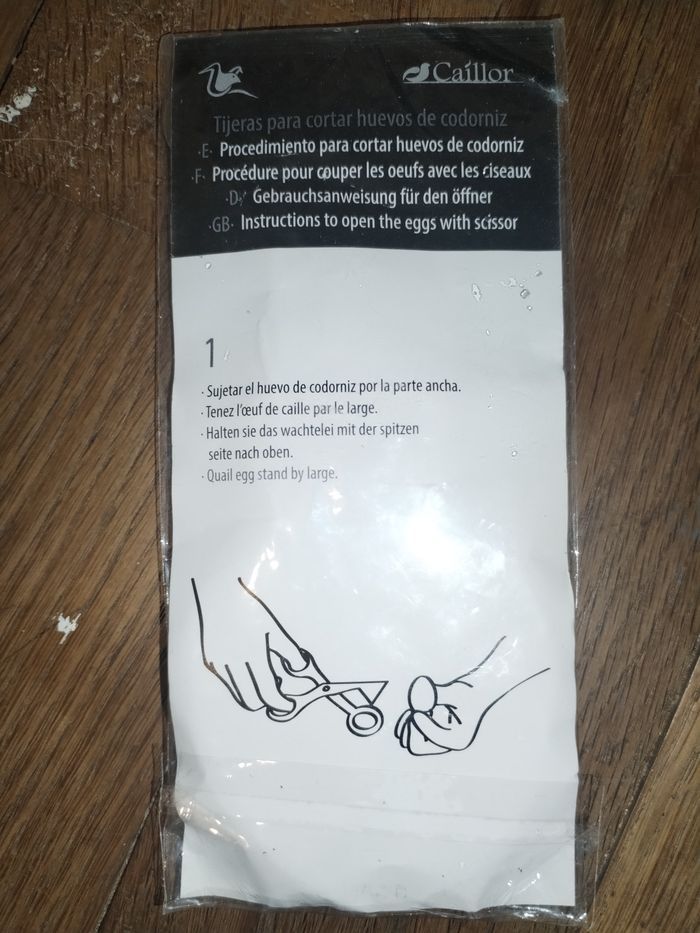 Ciseaux oeufs de caille (PRODUIT NEUF) - photo numéro 2