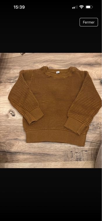 Pull Zeeman taille 80