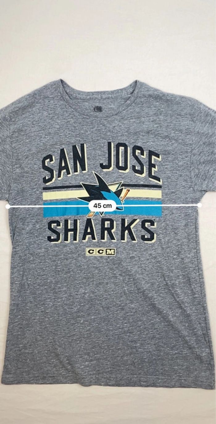 t-shirt imprimé sport USA NHL, gris, homme, taille M - photo numéro 5