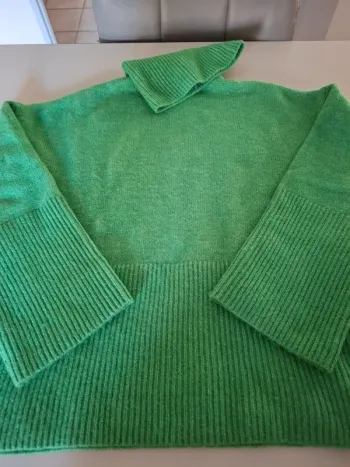 Pull col roulé