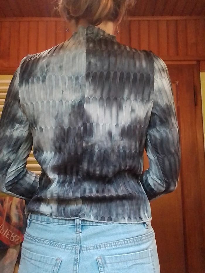 Pull col montant femme Shein gris - photo numéro 4
