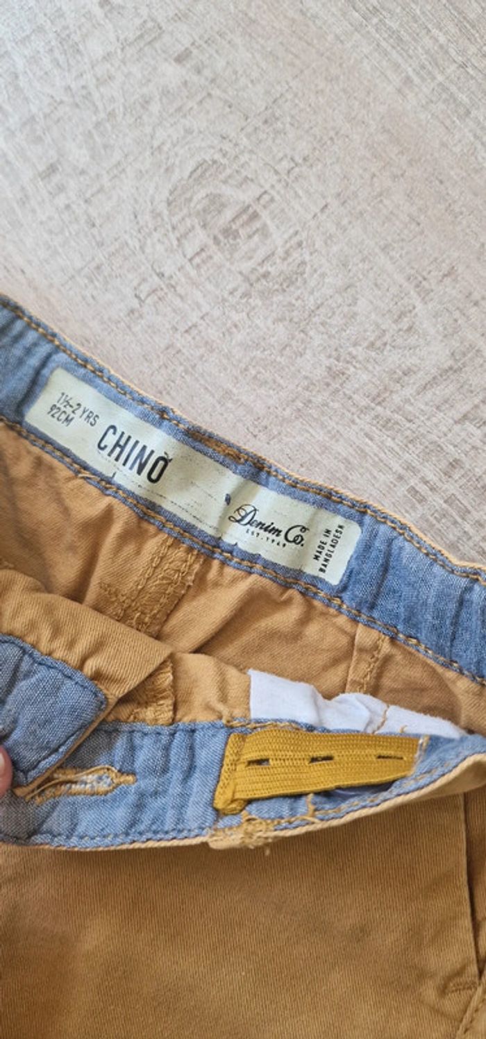 Short chino moutarde 18 mois - photo numéro 3