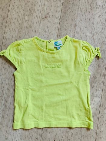 T-shirt vert 2/3 ans