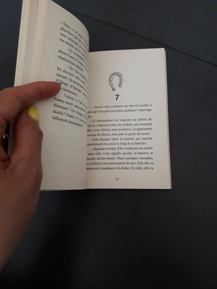 Livre Fanny au poney club, Fanny parle aux poneys - photo numéro 3