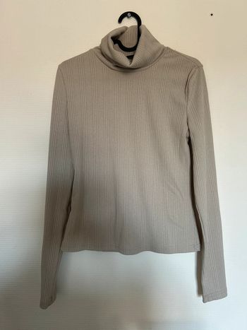 T shirt manche longue col roulé