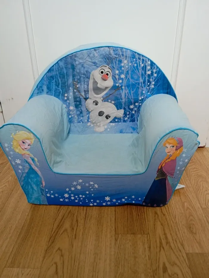 Fauteuil mousse reine des neiges