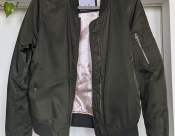 Veste bombers Pull&Bear taille S vert kaki