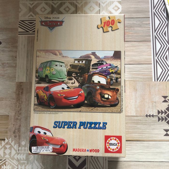 Puzzle cars 100 pièces