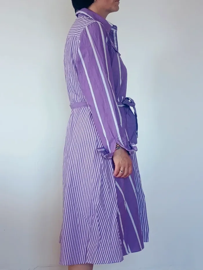 Robe chemise rayée Fittiway neuve TU - photo numéro 2