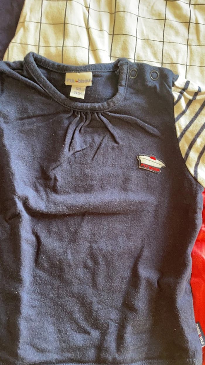 Lot de 5 tee shirts en 12 mois - photo numéro 5