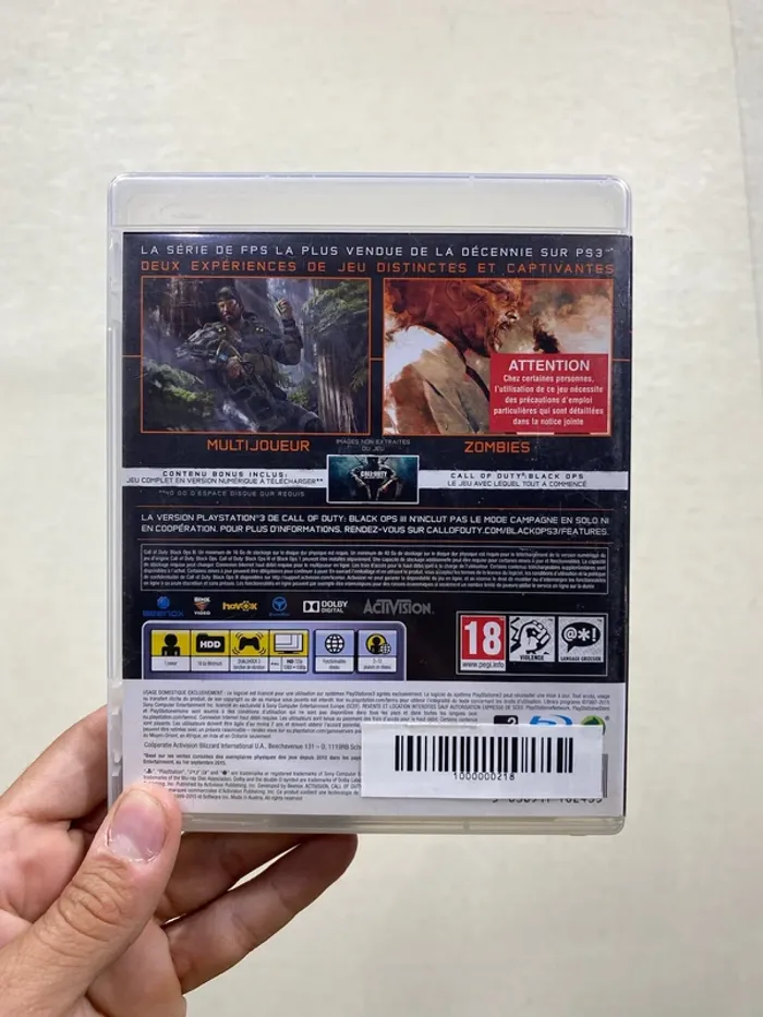 🎮 Call of Duty Black Ops 3 PS3 – Multijoueur & Zombies | VF Complète - photo numéro 2
