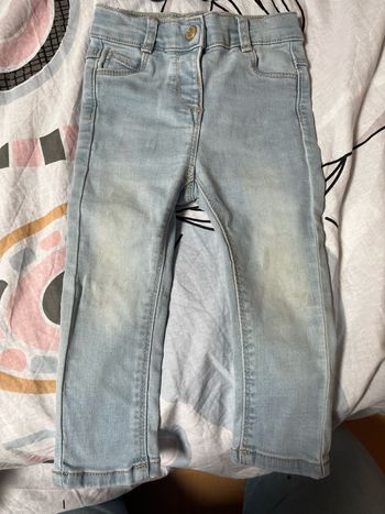 Jean bébé fille « bande de copine »