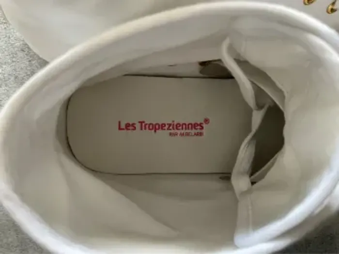 Sneakers blanches Les Tropeziennes neuves - photo numéro 3