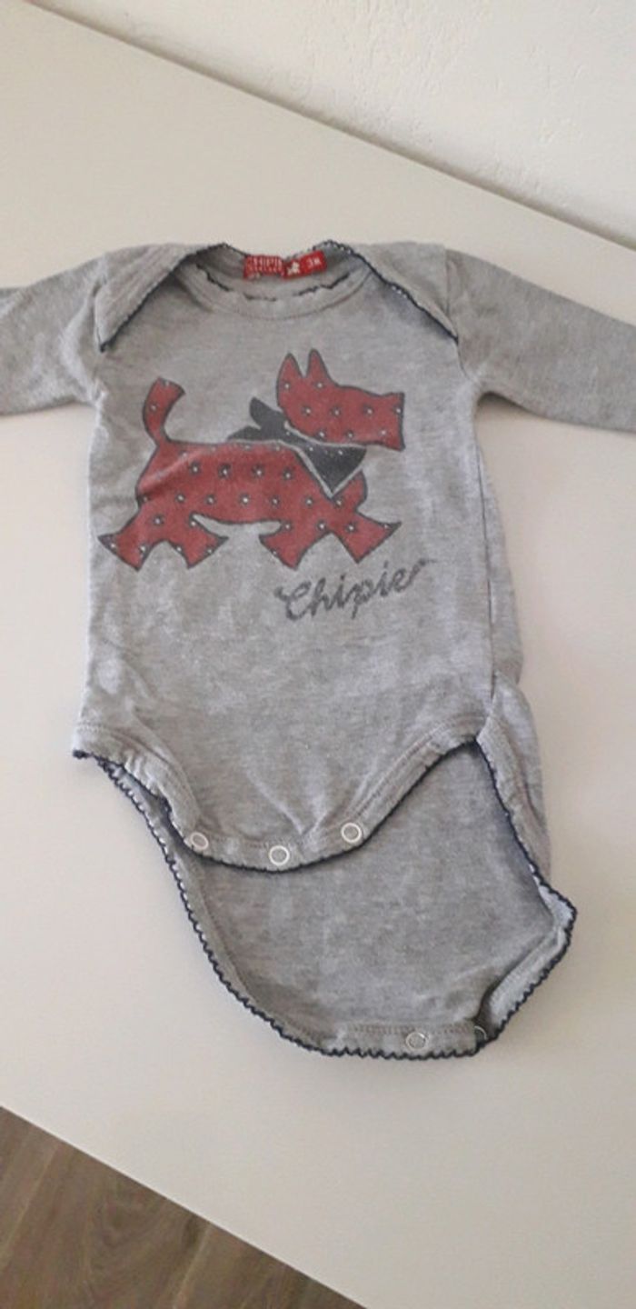 Lot bodies manches longues chipie 3 mois - photo numéro 5