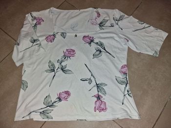 Tee-shirt fleurs