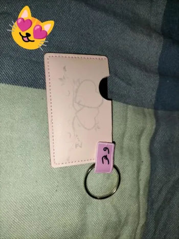 Porte clé miroir coeur