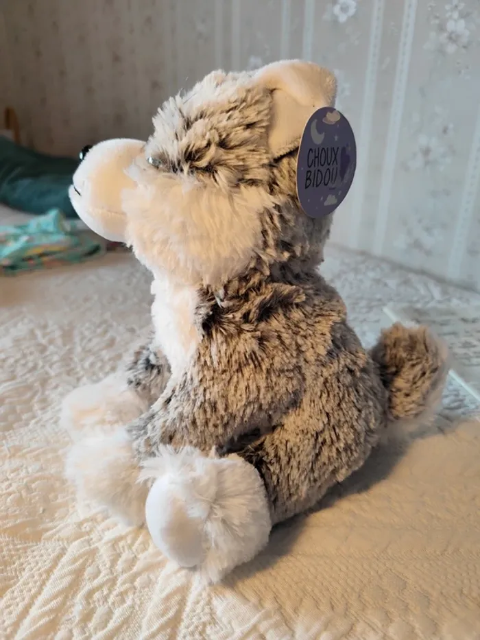 Grande peluche Husky - photo numéro 5