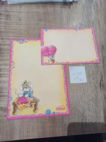 Papier à lettre Diddl 208 2,30€