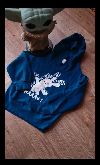 Sweat capuche lapin crétin en bon état