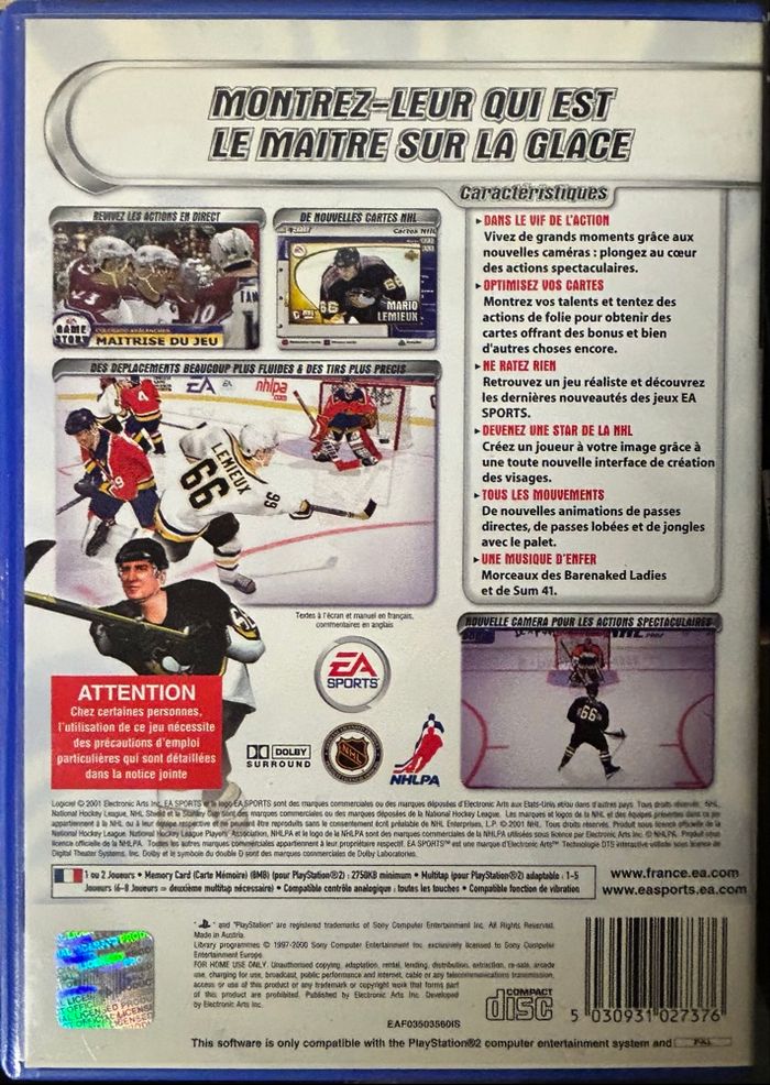 NHL 2002 ps2 - photo numéro 2