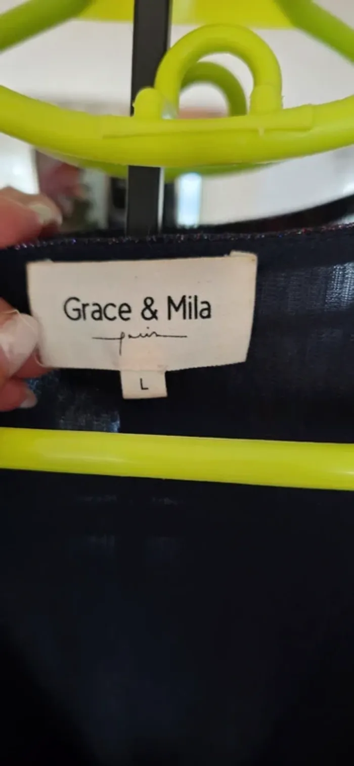 Robe longue lurex taille L Grace & Mila - photo numéro 4