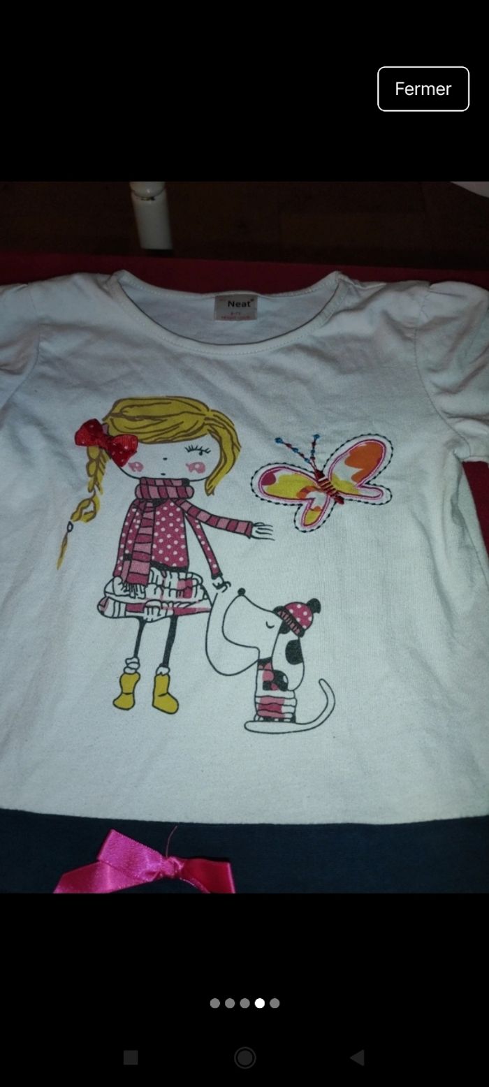 Très belle robe fille e49 - photo numéro 2