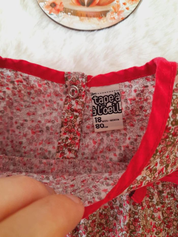 Robe manches longues fleurie légère 18 mois TAO - photo numéro 3