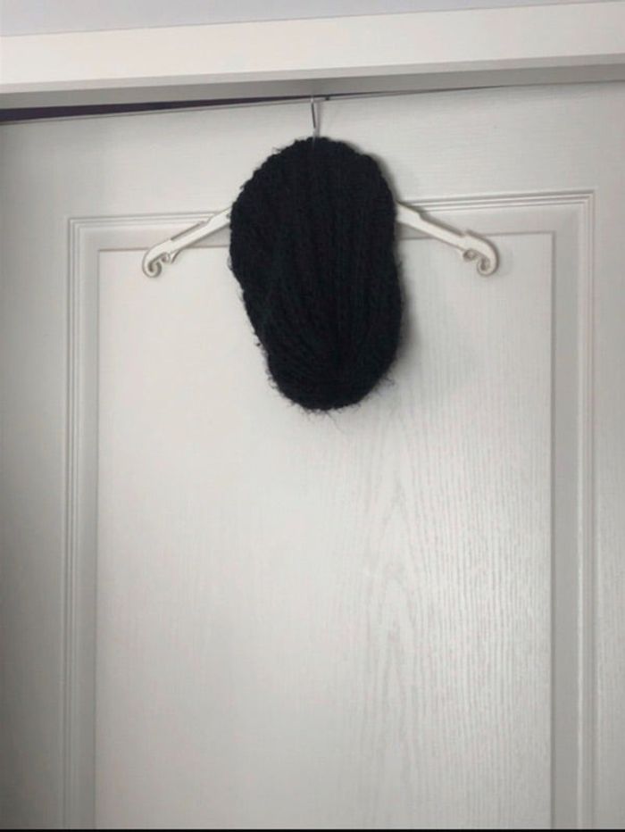 Bonnet noir en laine