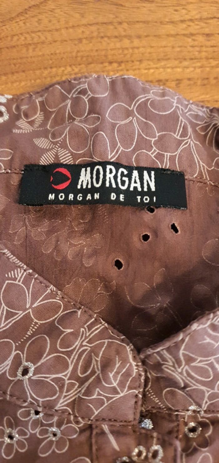 Chemise taupe Morgan - photo numéro 4