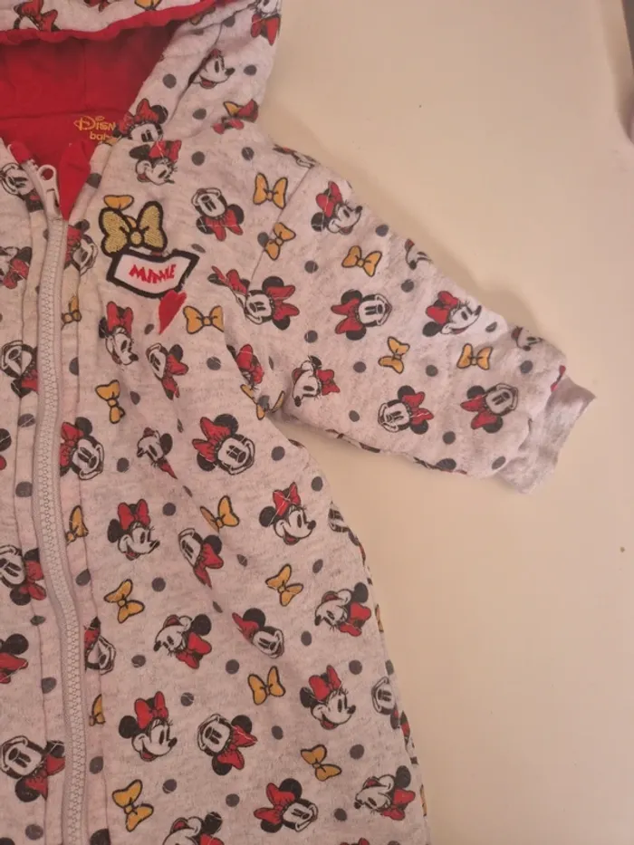 Combinaison / manteau minnie 3 mois - photo numéro 7